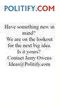 Mobile Screenshot of politify.com