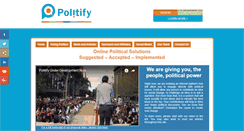 Desktop Screenshot of politify.org